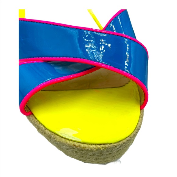 ENZO ANGIOLINI Neon Rope Wedge Heel - Picture 8 of 8